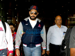 Abhishek Bachchan, Amy Jackson & Neha Dhupia snapped at the airport