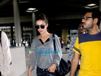Abhishek Bachchan, Amy Jackson & Neha Dhupia snapped at the airport