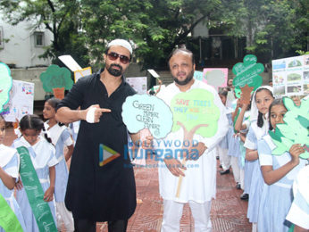 Ajaz Khan plants sapling on the occasion 'Van Mahotsav Week'
