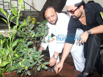 Ajaz Khan plants sapling on the occasion 'Van Mahotsav Week'