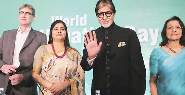 Amitabh Bachchan Observes ‘World Hepatitis Day 2016’ Amitabh Bachchan Observes ‘World Hepatitis Day 2016’