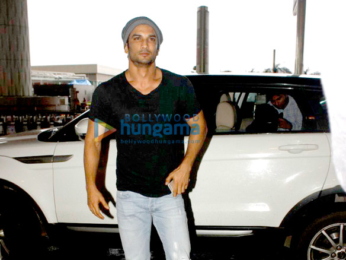 Arjun Rampal & Sushant Singh Rajput snapped at the airport