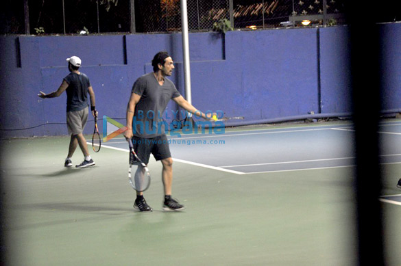 arjun snapped playing tennis 2