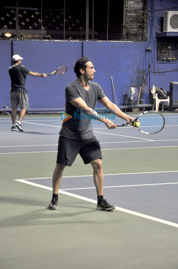 arjun snapped playing tennis 3