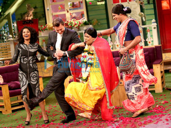 Brett Lee promotes his film on the sets of The Kapil Sharma Show