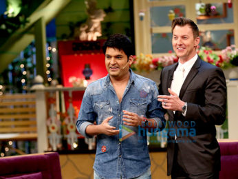Brett Lee promotes his film on the sets of The Kapil Sharma Show