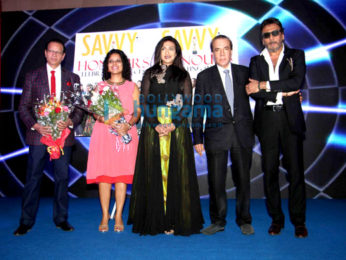 Dharmendra, Jackie Shroff & Ramesh Sippy at Savvy Honours 2016