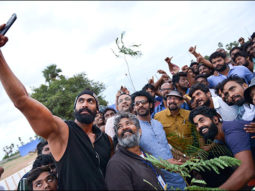 Team Baahubali plant saplings as a part of ‘Haritha Haram’ initiative