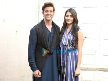 Hrithik Roshan & Pooja Hegde at 'Mohenjo Daro' media meet