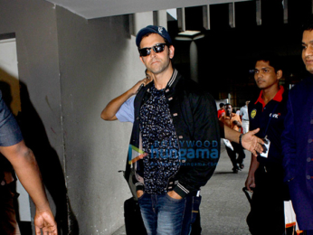 Hrithik Roshan snapped at the international airport
