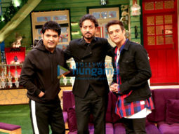 Irrfan Khan & Jimmy Sheirgill on the sets of The Kapil Sharma Show