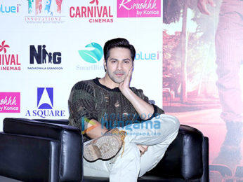 John Abraham, Varun Dhawan & Jacqueline Fernandez promote 'Dishoom' at Carnival Cinemas in Noida