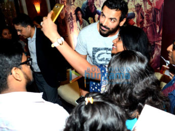 John Abraham snapped at 'Dishoom' promotions in Mumbai