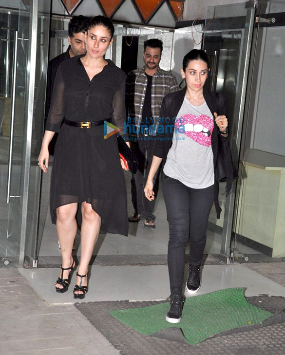kareena karisma kapoor karan johar snapped post dinner at sanjay kapoors house 1