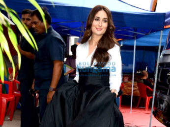 Kareena Kapoor Khan snapped shooting for B'Blunt ad