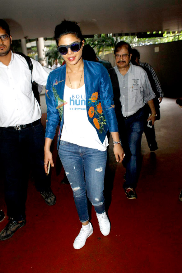 Priyanka Chopra and Sonam Kapoor snapped at the international airport