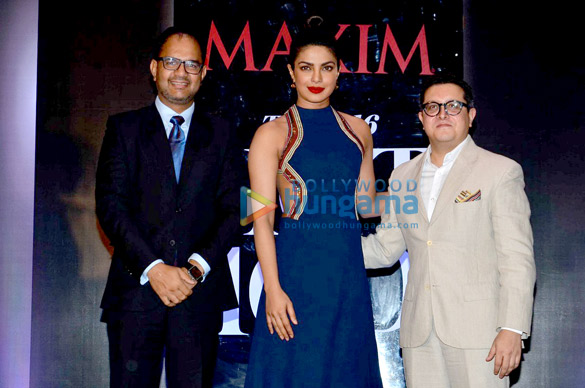 priyanka at the launch of maxim india cover 5