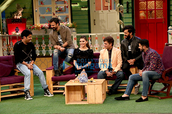 promotions of great grand masti on the kapil sharma show 12