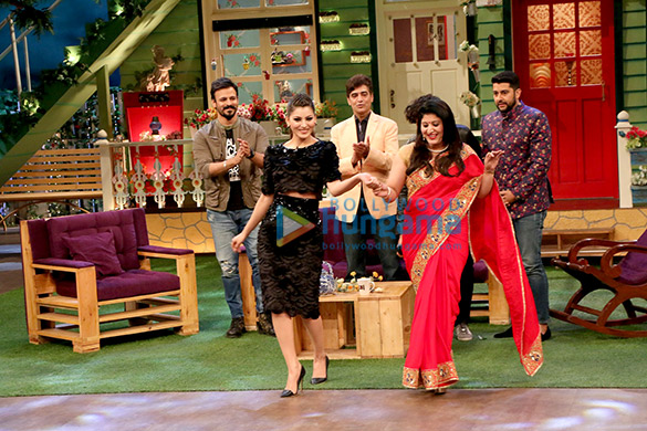 promotions of great grand masti on the kapil sharma show 13