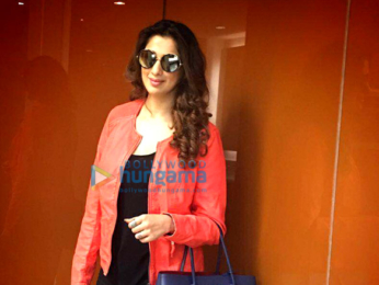 Raai Laxmi snapped at the airport leaving to attend the SIIMA Awards Singapore