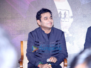 A R Rahman at the press conference of 'Premier Futsal'