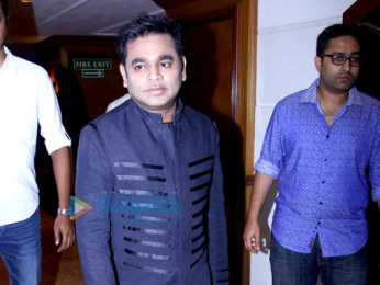 A R Rahman at the press conference of 'Premier Futsal'