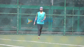 Ranbir Kapoor snapped at football practice