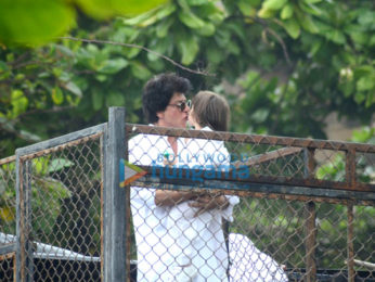 Shah Rukh Khan & AbRam Khan snapped on the occasion of Eid