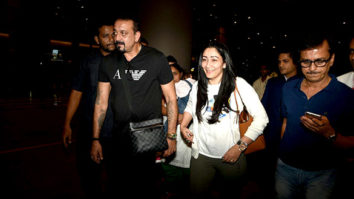 Sanjay Dutt & Manyata Dutt return from Dubai
