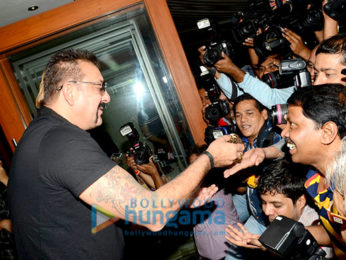 Sanjay Dutt celebrates birthday with media