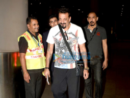 Sanjay Dutt returns from Colombo