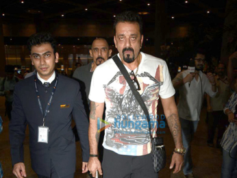 Sanjay Dutt returns from Colombo