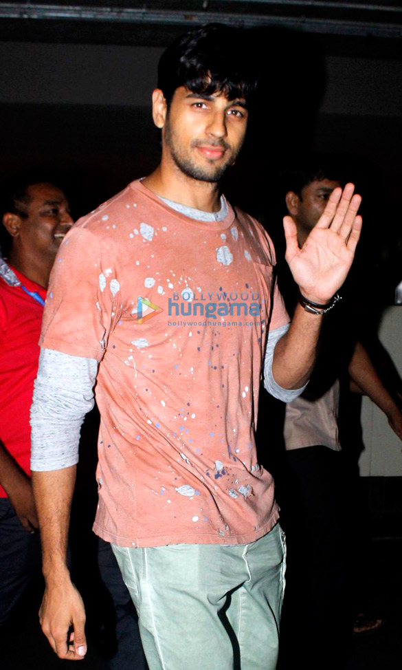 sidharth arrives back from his miami shoot 6