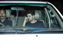 Sooraj Pancholi snapped post dinner at Olive