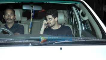 Sooraj Pancholi snapped post dinner at Olive