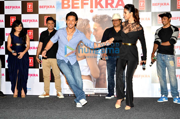 tiger shroff disha patani at the launch of their music video befikra 2
