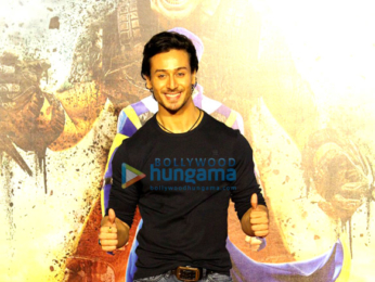Jacqueline Fernandez & Tiger Shroff at the trailer launch of 'A Flying Jatt'