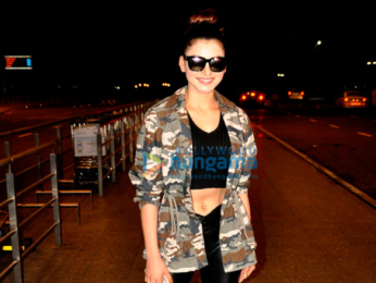 Urvashi Rautela departs to attend the SIIMA Awards in Singapore