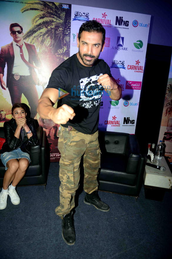varun dhawan jacqueline fernandez john abraham promote their film dishoom in new delhi 7
