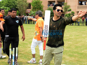 Varun Dhawan, Jacqueline Fernandez & John Abraham promote their film 'Dishoom' in New Delhi