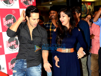 Varun Dhawan & John Abraham promote 'Dishoom' at Fever 104 FM