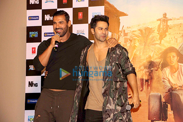 Varun Dhawan & John Abraham snapped promoting ‘Dishoom’ Varun Dhawan & John Abraham snapped promoting ‘Dishoom’
