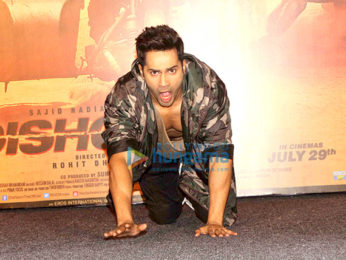 Varun Dhawan & John Abraham snapped promoting 'Dishoom'