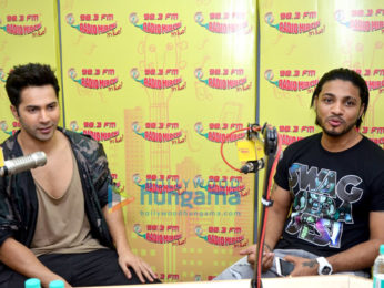 Varun Dhawan & Raftaar promote 'Dishoom' at 98.3 FM Radio Mirchi