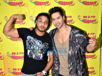 Varun Dhawan & Raftaar promote 'Dishoom' at 98.3 FM Radio Mirchi