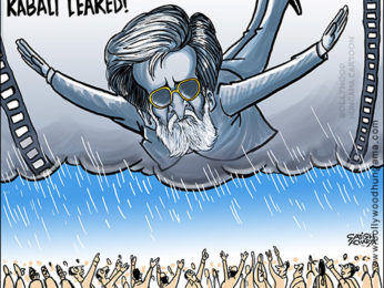 Bollywood Toons: Rajinikanth’s Kabali leaked! Bollywood Toons: Rajinikanth’s Kabali leaked!