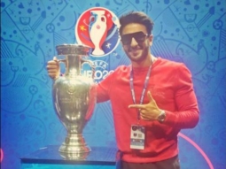 Check out: Ranveer Singh poses with Euro Cup 2016 trophy