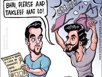 Bollywood Toons: Salman Khan wanted to break a chair on Ranveer’s head!
