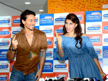 Tiger Shroff & Jacqueline Fernandez launch the music of 'A Flying Jatt' at 91.1 FM Radio City