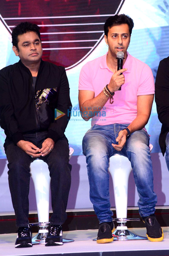 a r rahman salim merchant sulaiman merchant at the launch of qyukis jammin 6